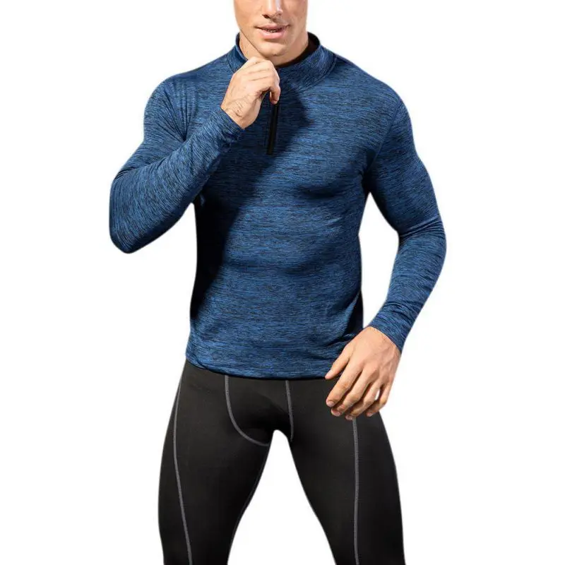 Зимний плюс кашемировый сухой облегающий мужской компрессионный спортивный костюм для фитнеса с длинным рукавом облегающий набор для бега футболка спортивный костюм для спортзала