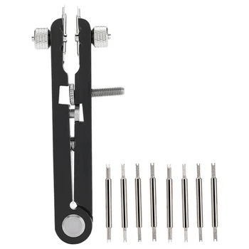 

6825 Watch Bracelet Remover Spring Bar Plier Watch Strap Adjuster Tool Disassemble V-Type Remove The Strap Pliers 1Set