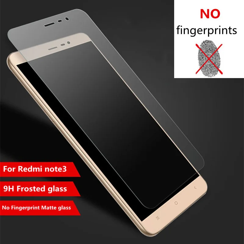 

9H 0.26mm Frosted Matte Tempered Glass Film For XiaoMi RedMi Note 3 Pro Note3 5.5" No Fingerprint Protective Screen Protector