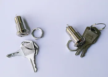 

5 Pcs Key Switch on Off Key Lock Switch K3