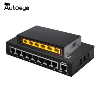 

Autoeye 4/8 port 10 / 100M POE Switch Compatible Network Cameras IEEE 802.3af(15.4W)