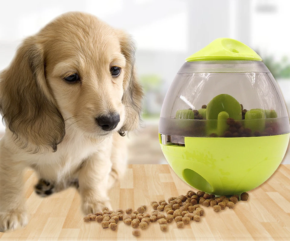 Pet Tumbler Interactive Funny Food Toys Shaking Food Leak Ball