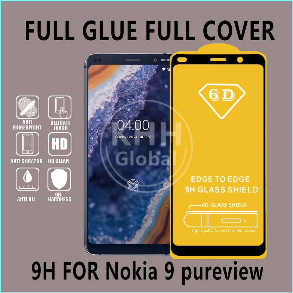 Film De Protection En Verre Trempé 9H Pour Nokia 7.2 Et 6.2 - Anti-rayures Et Anti-bulles - Kit De Nettoyage Inclus