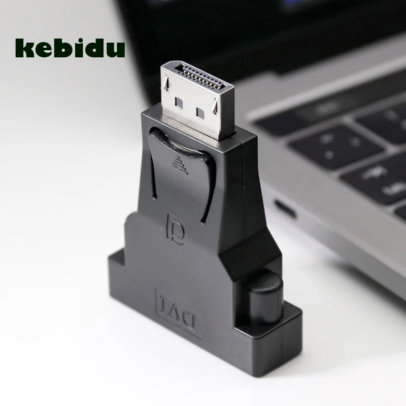 Kebidu мини-дисплей Порт DP мужчин и DVI-D женский кабель адаптер 1.1a вход видео конвертер для MacBook Pro Air