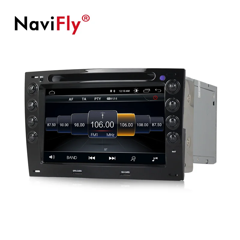 Best NaviFly 2 Din Car DVD Radio player for Renault Megane 2 2003-2010 Android 8.1 Multimedia GPS navigation HD FM stereo Head Unit 4