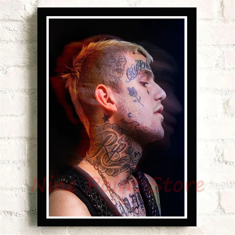 Lil Peep Rapper постеры с покрытием из бумаги высокое качество печати Рисование