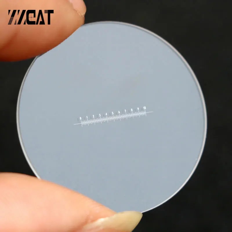 

920 One-Axis Optical Reticle Micrometer Measuring Scale Ruler for Biological Student Digital Microscope
