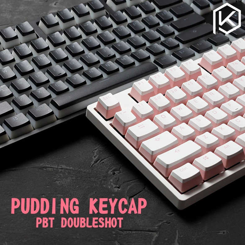 Пудинг pbt doubleshot клавиатура oem светильник для механических клавиатур молочный
