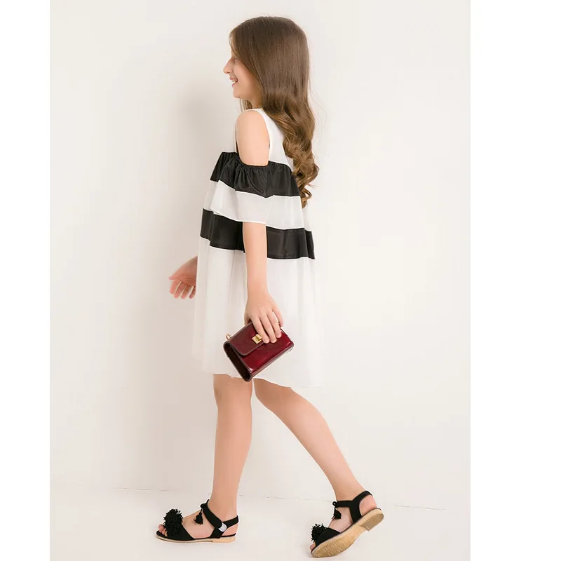 casuais crianças moda traje crianças vestido de