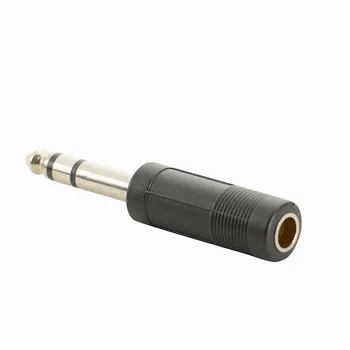 

20PCS/LOT Good Quality Nickel Plated Stereo 6.35mm Male Plug to Female Jack Audio Adapter Connector