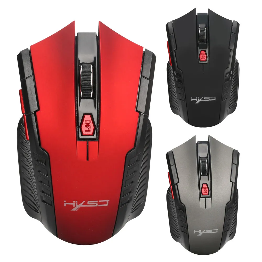 

2400DPI 6 Buttons 2.4Ghz Mini Wireless Optical Gaming Mouse Gift For PC Laptop
