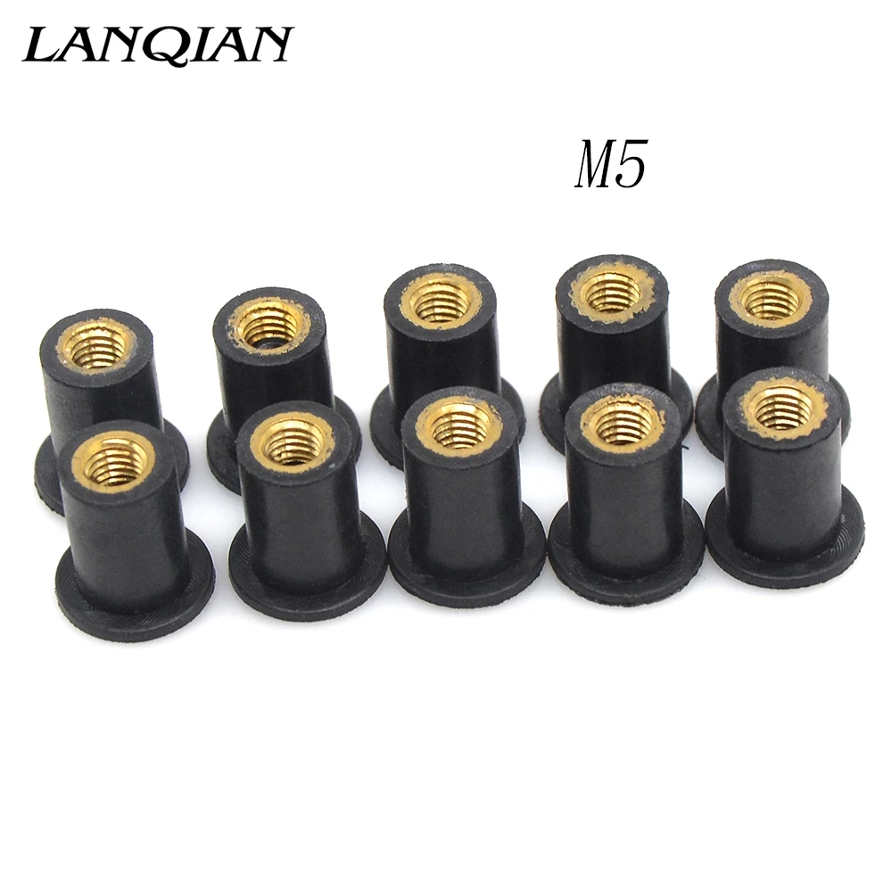 

Motorcycle Accessories Rubber Well Nuts In Swingarm Sliders Windscreen Wellnuts For SUZUKI SV 650 sv650 sv650s