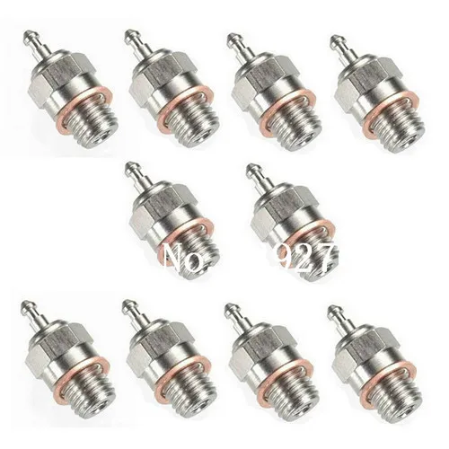 

Wholesale 10pcs Spark Glow Plug Hot No.3# N3 N4 4#RC Nitro Car Engine Parts Himoto Redcat Traxxas HSP 70117