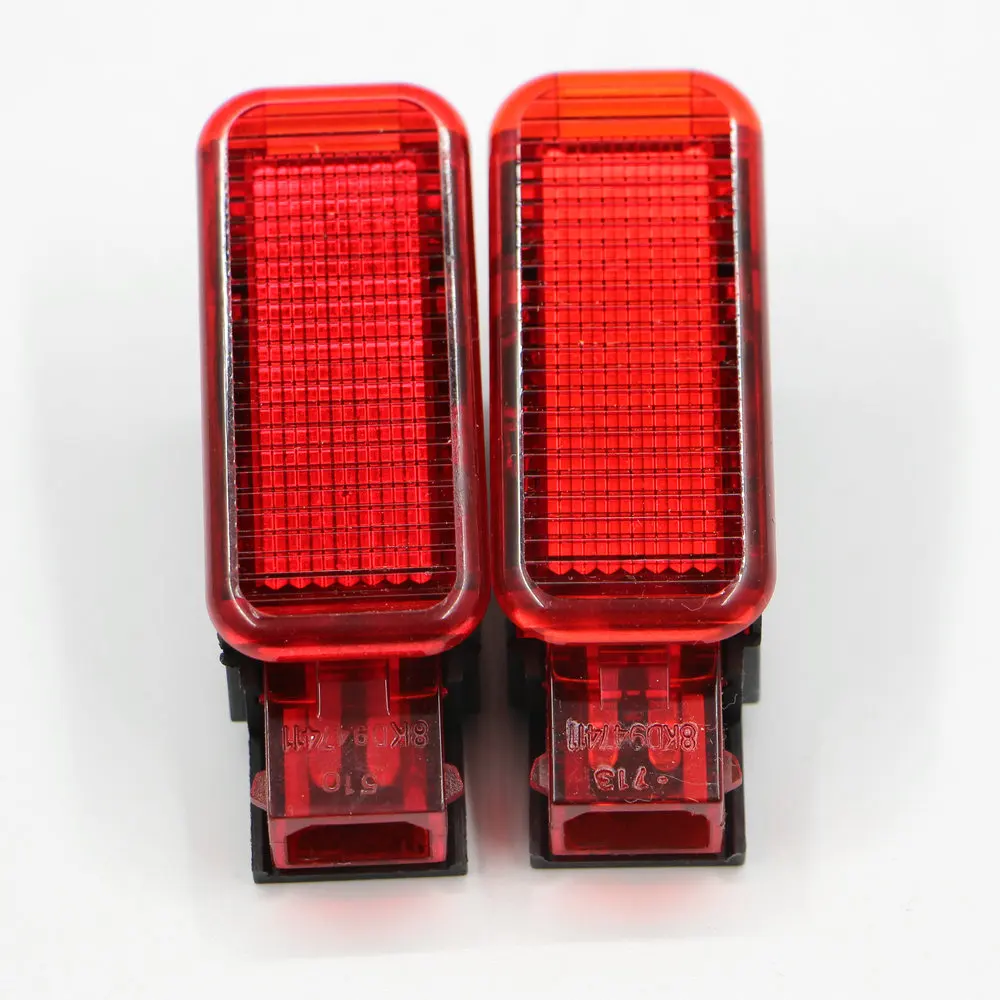 

2*PCS Pieces Set New Door RED Warning Lights lamp Apply to audl A3 A4 A5 A6 A7 A8 Q3 Q5 8KD 947 415 8KD947415