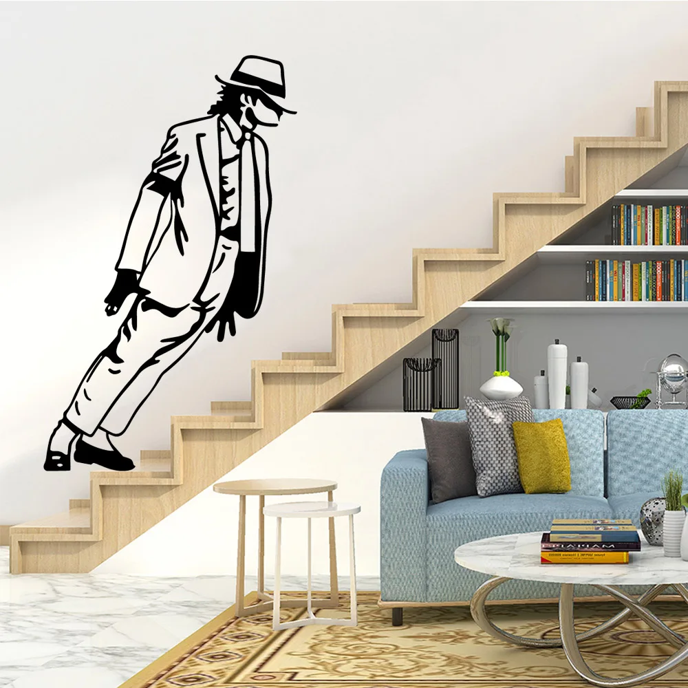 

Large Michael Jackson Wall Stickers Decorative Sticker Home Decor Nursery Room Decor Waterproof Wall Art Decal