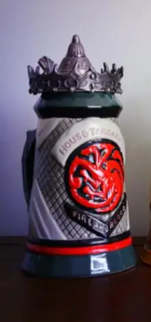 Аниме Игра престолов Пивная кружка чашка подписи Steins House Stark Lannister Targaryen Baratheon 22 oz Керамическая Пивная кружка STEIN - Цвет: Style 1