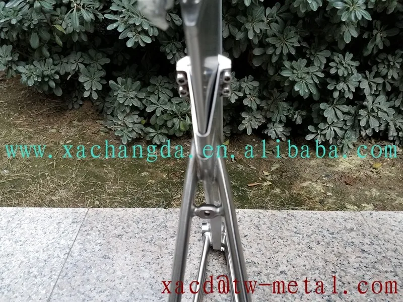 Sale Titanium blade bicycle frame chinese Ti Time Trial bicycle frame Custom Titanium 700C road bike frame 19