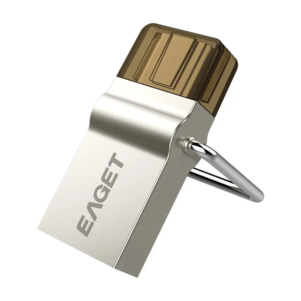 EAGET CU10 Type C USB 3 0 OTG Флешка 16 ГБ 32 64 флеш накопитель двойного назначения u диск легко
