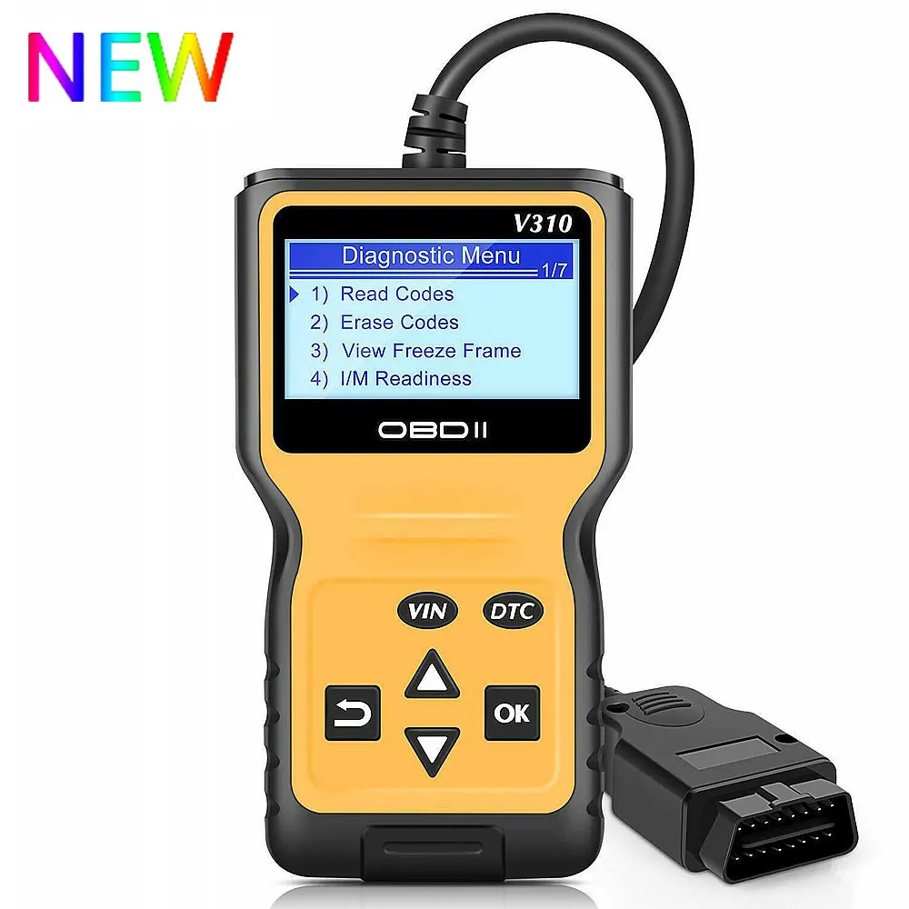Новинка 2019 Viecar V310 полный OBD2 OBDII считыватель кодов сканирующие инструменты OBD 2 EOBD