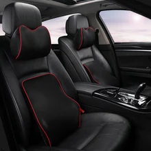 Подушки для шеи из пены с эффектом памяти, поясничное кресло, Подушка для спины для офиса, дома, автомобиля, аксессуары для интерьера