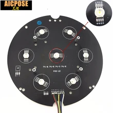 Светодиодная плата 7x12 Вт RGBW 4в1