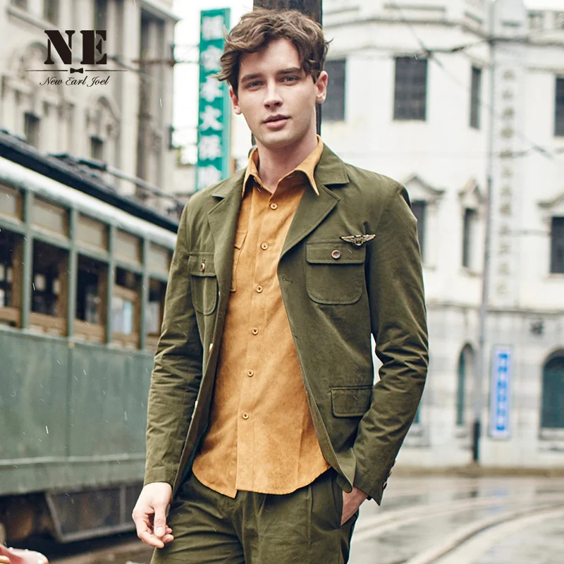 Middle Aged Men S Fashion Green Blazer And Jeans Middle Aged Men S Fashion Green Blazer And Jeans