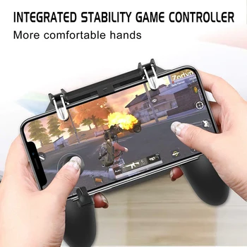 

Handle Remote Console Game triger Players PUBG Game Mobile Phone heat sink Gamepad Joystick Controller with L1R1 Fire Shooter
