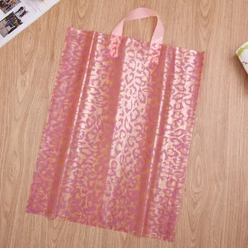 

50pcs 30x41cm beautiful design Gift Bags large Plastic Pouches big sizes Shopping Gift Package Bag with handles wedding gift bag