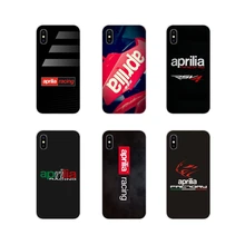 TPU transparente cubierta de Aprilia Racing Logotipo de moto para Samsung Galaxy S4 S5 MINI S6 S7 borde S8 S9 S10 Plus nota 3 4 5 8 9