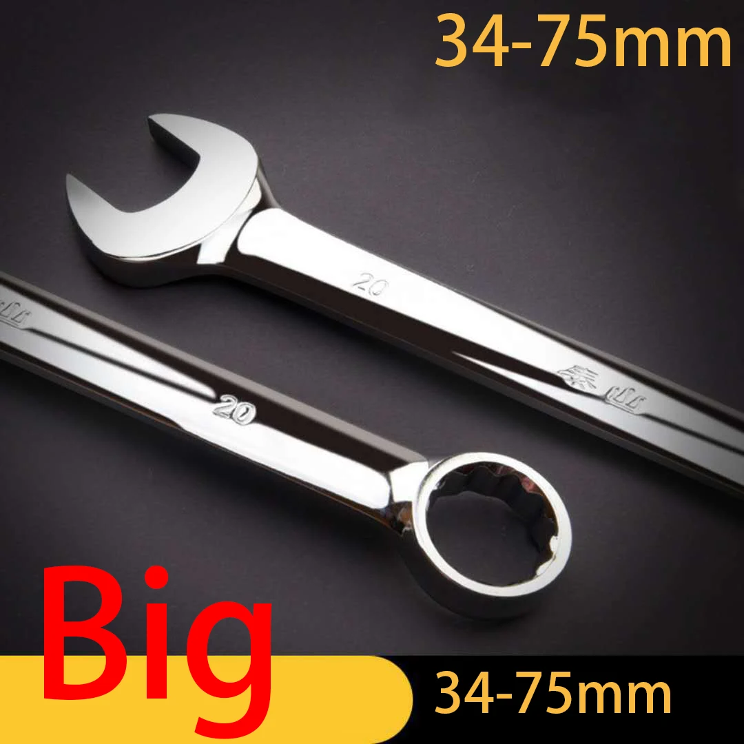 Big Size Metric Wrenches Heavy Duty Big Spanners Hand Tools Wrench Set