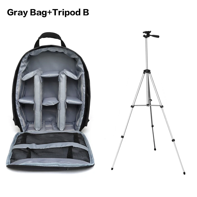 Gray Bag Tripod B Наружная износостойкая Водонепроницаемая DSLR цифровая сумка, рюкзак для фотоаппарата для canon EOS-1D C Mark II N X Mark II - Цвет: Gray Bag Tripod B