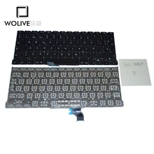 Wolive Genuine Brand new Keyboard language version SP Spain For Macbook Pro Retina 13″ A1502 Replacement ME864 ME865 ME866