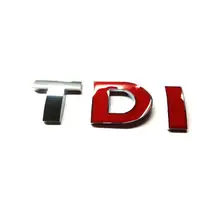 100 шт./лот хорошее качество ABS TDI эмблема значок