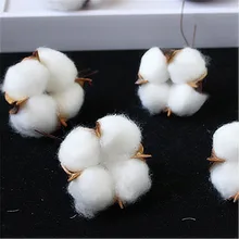 1 упаковка, искусственный сушеный цветок, хлопковая головка, имитация одной ветки, цветок, сделай сам, свадебное украшение для дома, вечерние, настенные материалы