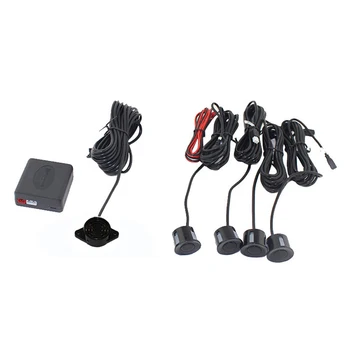 

Simple Parking Sensor Kit Car Vehicle Reverse Backup Radar System Bibi Sound with 4 Sensors