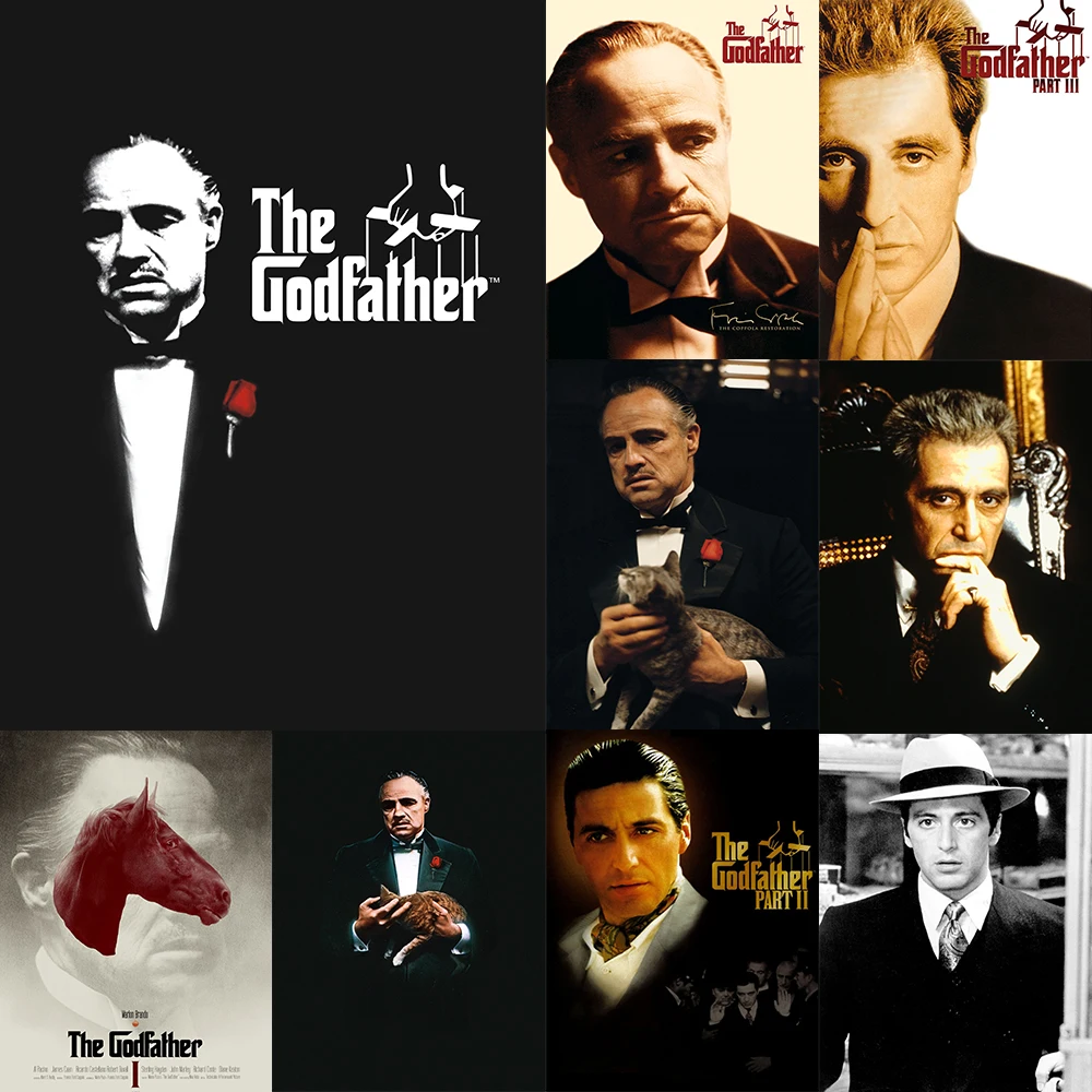 

Godfather Movie Posters Wall Stickers Home Decoration High Definition White Coated Paper Clear Image