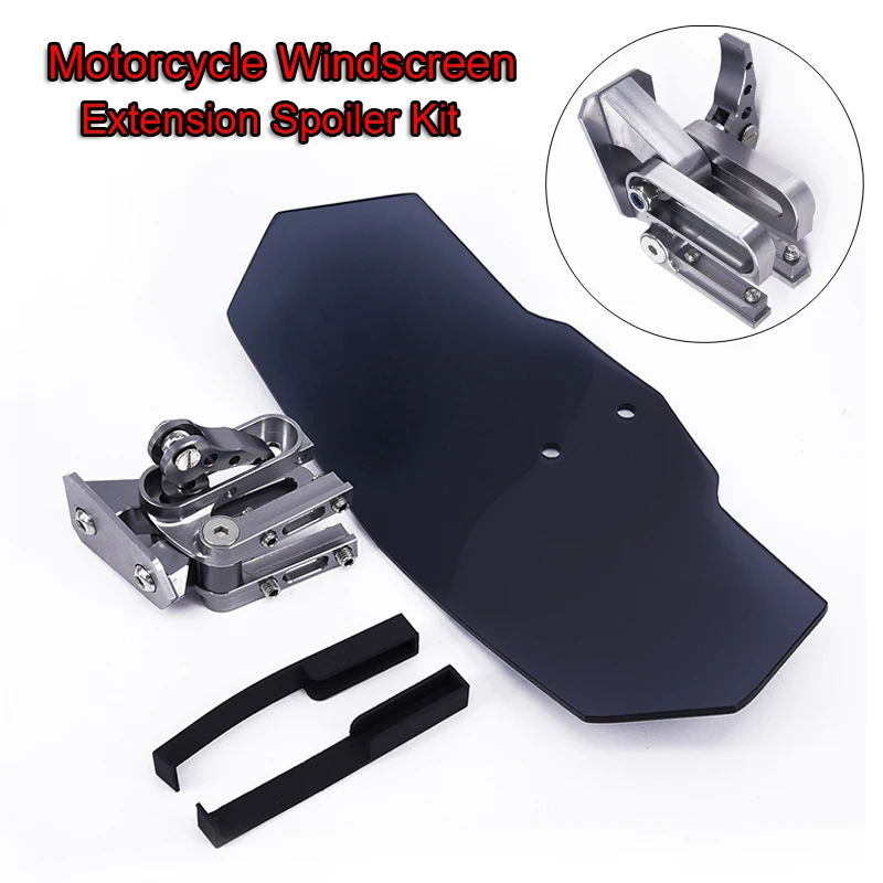 

Clip On High Windshield Extension Deflector Universal Universal Accessories Kit