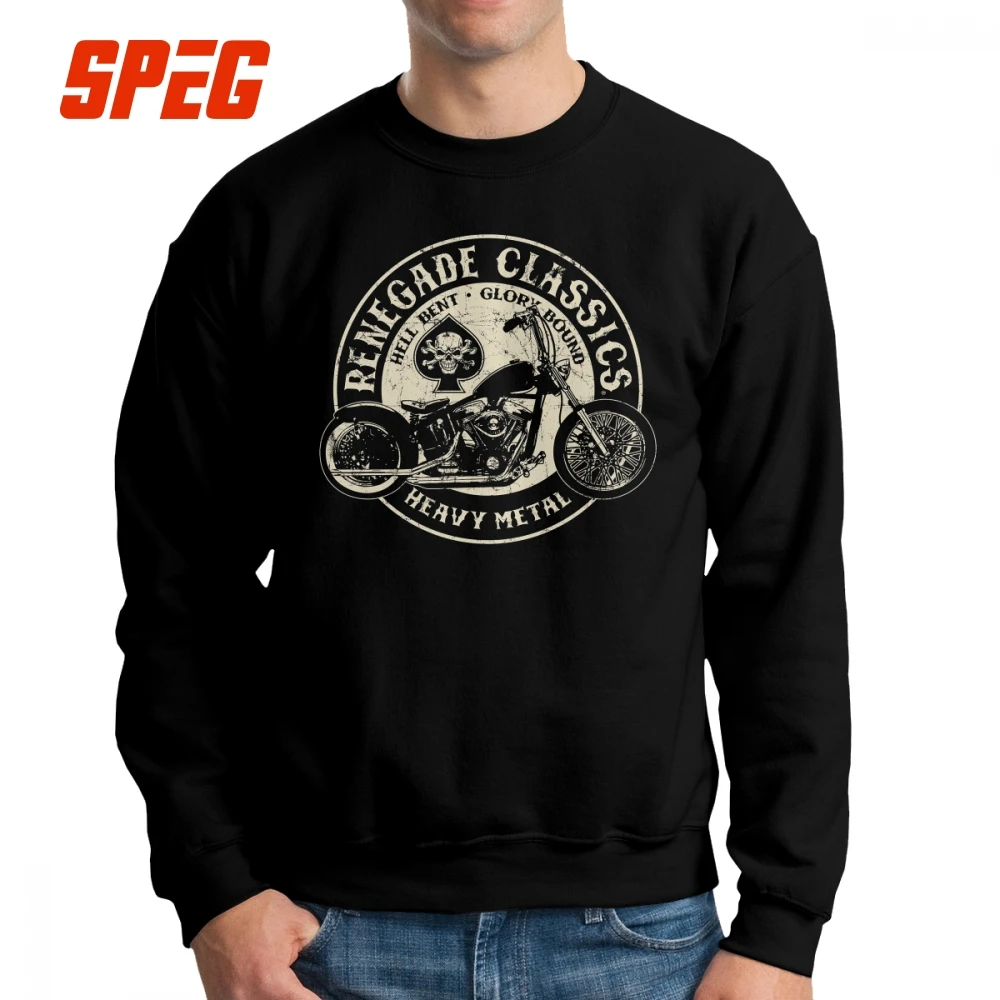 

Man Vintage Motorcycle USA Heavy Metal Sweatshirts Funny Pullover 100% Organic Cotton Hoodies Birthday Gift for Male