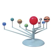 Солнечный Системы девять планет Планетарий Модель Kit науки Пособия по астрономии проекта раннее образование для детей