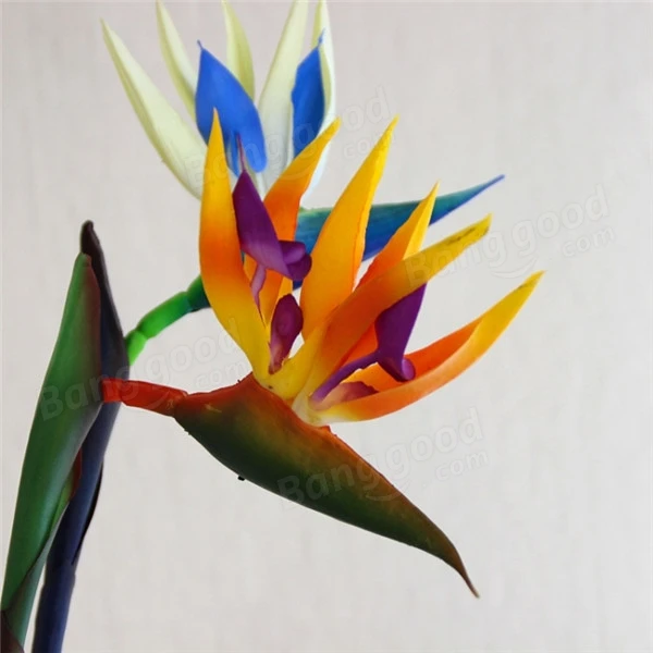 1 шт. 31 дюймов моделирование paradiesvogel Искусственные цветы райская птица цветок домашний стол окно украшение искусственный букет