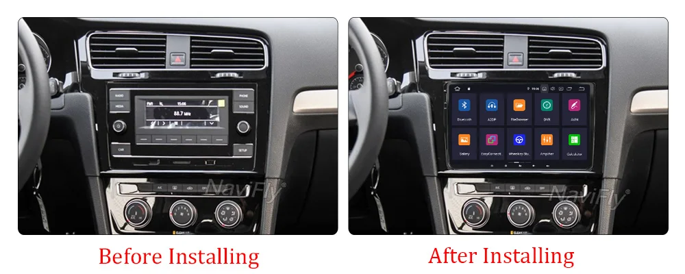 Best IPS DSP 2GB Android 9.0 Car radio gps for Volkswagen/VW/Passat b7/POLO/GOLF 5 6 For seat leon skoda octavia yeti superb rapid 3