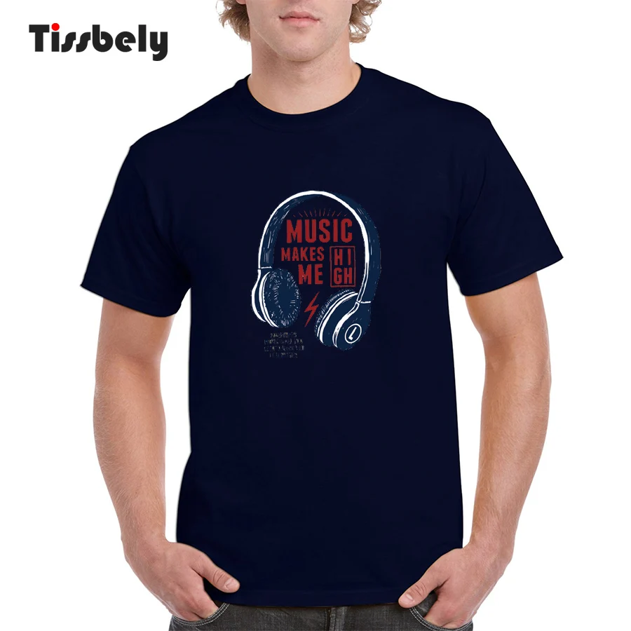 Tissbely Cotton Men Band T Shirts Vintage Rock Black T Shirt Cheap Ts