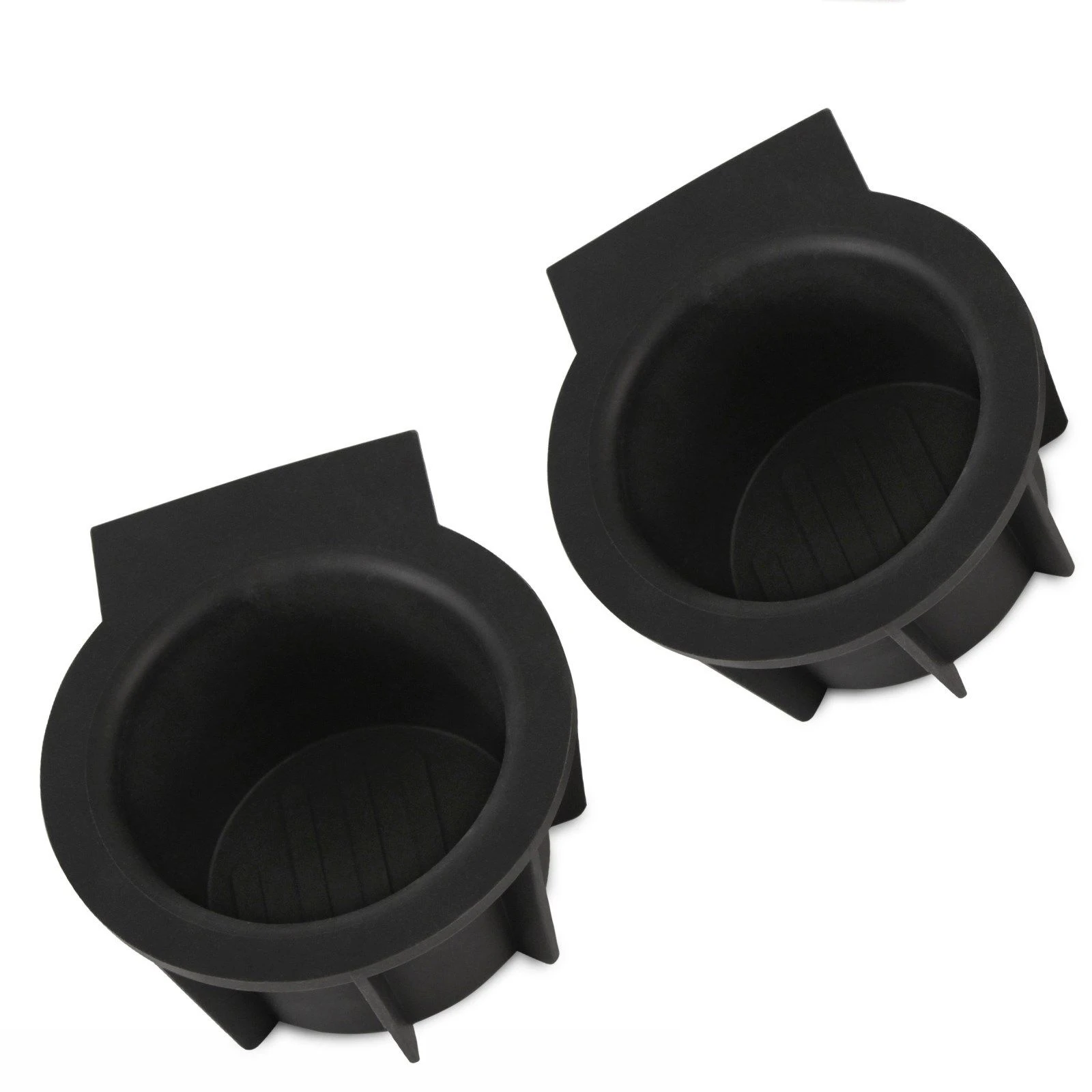 

2 PCS Black Front Console Cup Holder Mounts Inserts Fits for Ford F-150 Expedition Navigator Car Accessories Car Interior Parts