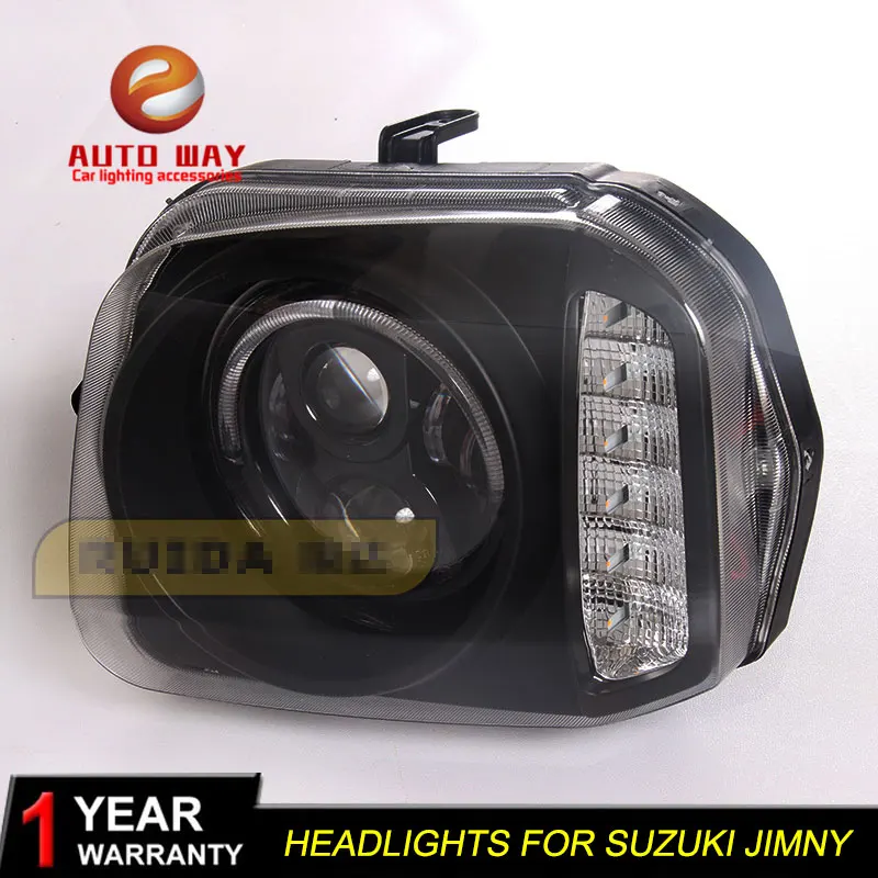 Автомобильный Стайлинг 2 шт./1 комплект jimny светодиодный фары фара головного света для Suzuki Jimny 2007 2008 2009 2010 2011 2012 2013