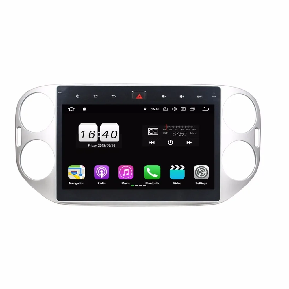 Cheap 2GB RAM Quad Core 10.1" Android 8.1 Car DVD Player for VW Volkswagen Tiguan 2013-2016 With Radio GPS WIFI Bluetooth 16GB ROM 1