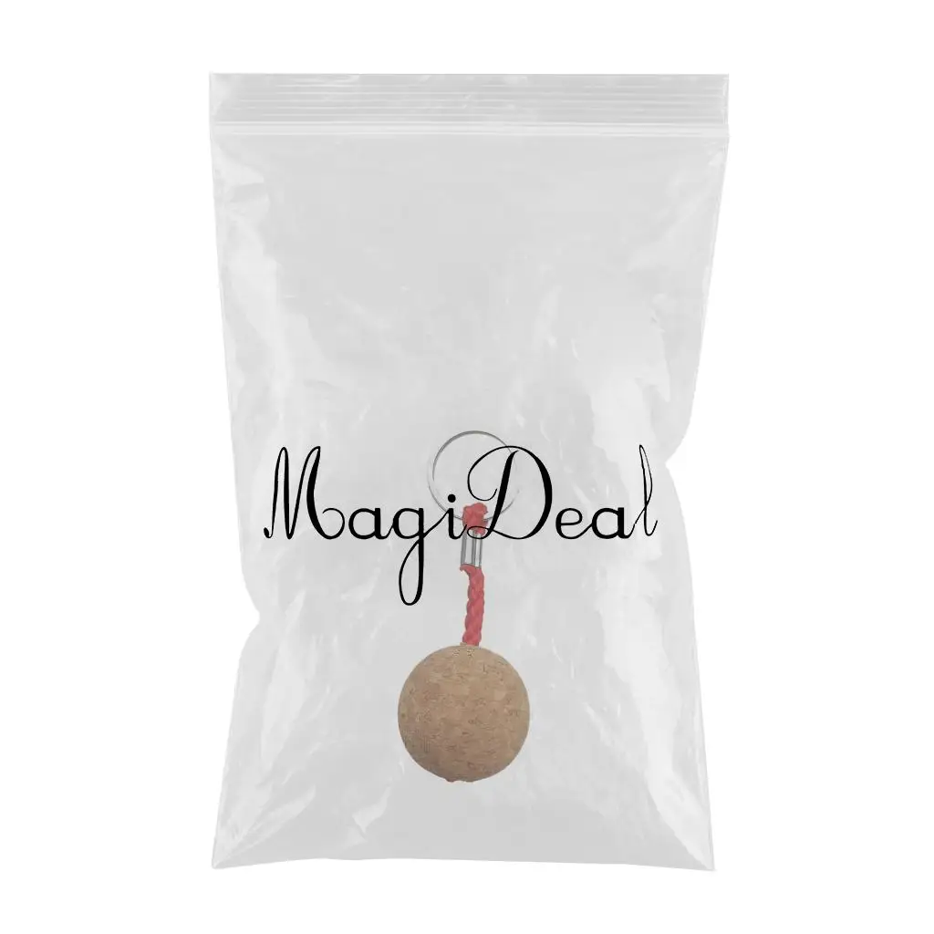 Lightweight 3.5cm Floating Cork Keyring, Floatable Water Buoyant Key Ring, Marine Sailing Kayaking Boat Float Key Chain