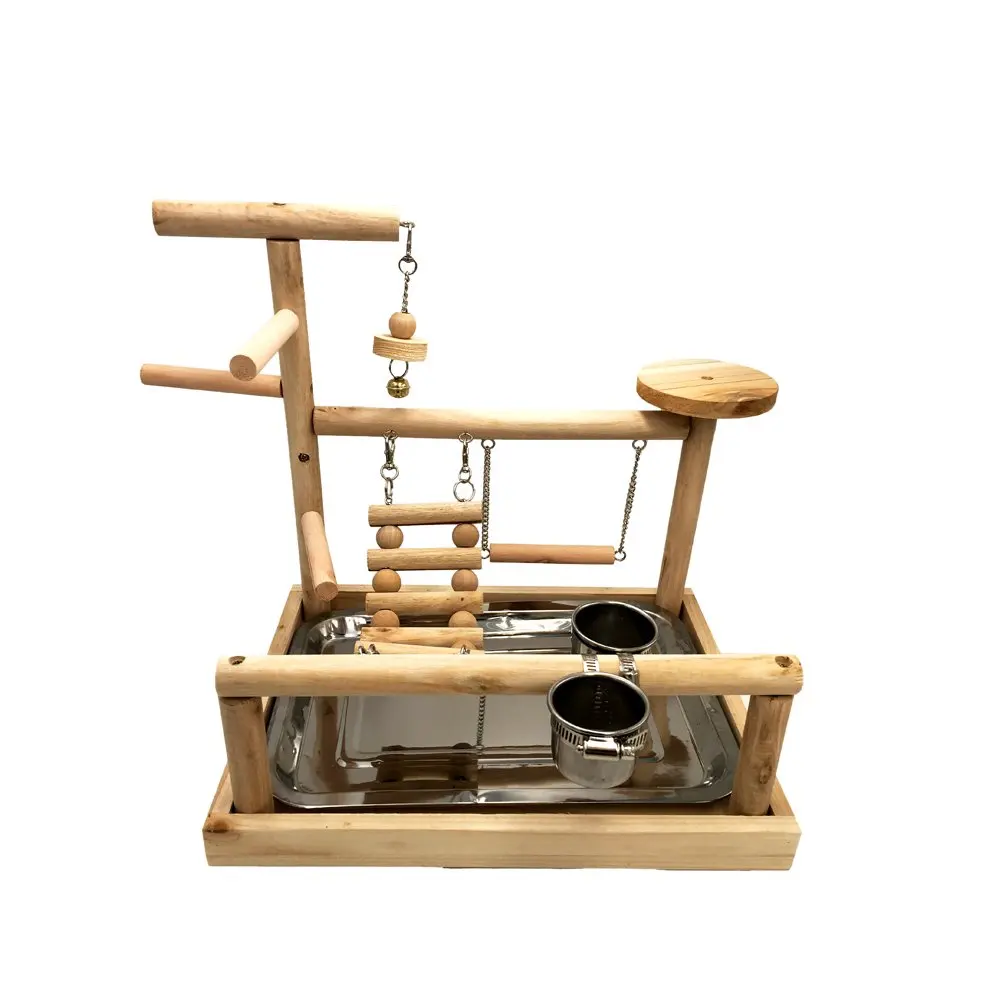 Playstand для попугаев игровая площадка птиц деревянный Перч стойка тренажерного