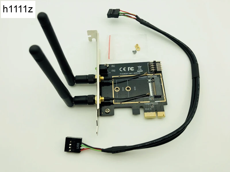 NGFF Wireless Card to PCI-e 1X Adapter M.2