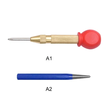 

Loaded Marking Steel Metal Starting Automatic Center Punch Drill Spring Inch Speed Pin Drilling Center Handlefor