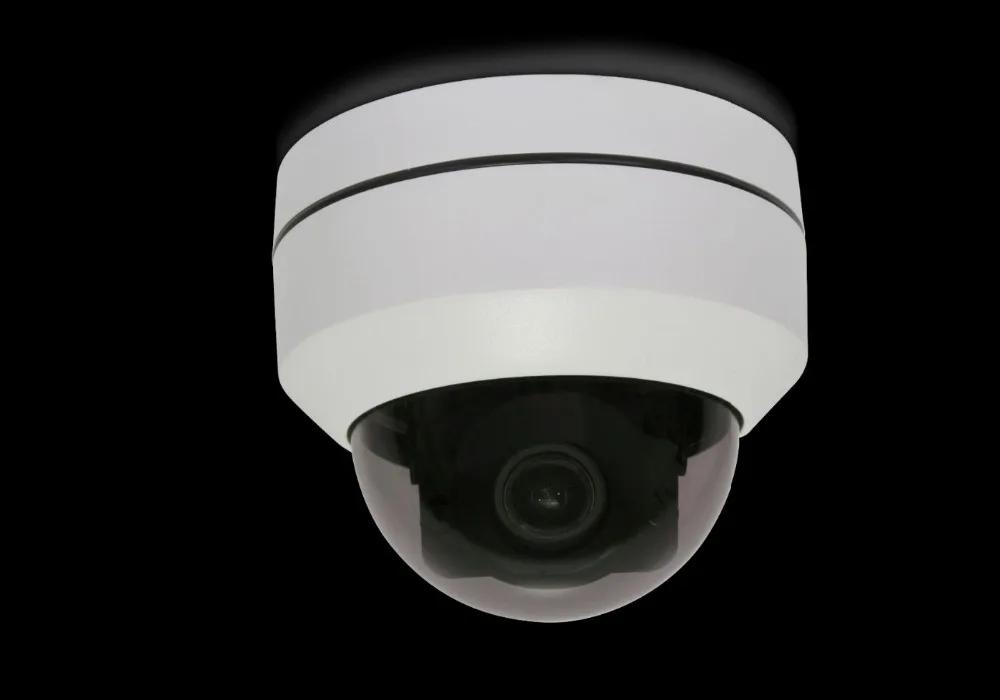 5MP Mini Speed Dome cameras 4x auto zoom PTZ cameras IP67 waterproof